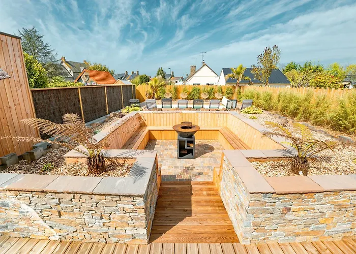 Сasa de vacaciones Grange Renovee Avec Piscine Chauffee Baie Du Mont St Michel Dragey