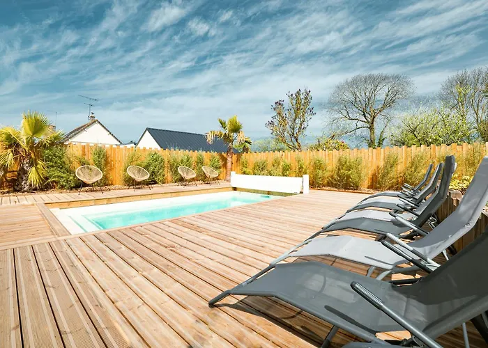 Grange Renovee Avec Piscine Chauffee Baie Du Mont St Michel Сasa de vacaciones Dragey